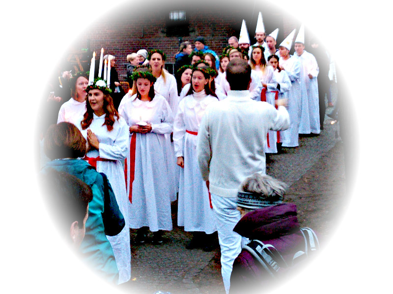 Lucia-Tåg 2018 Victoriaförsämlingen i Berlin